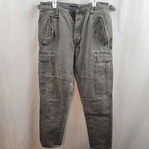 Ksubi Women's Army Green Cargo Pants